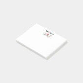 Post-it® Mah jongg 3 Tuiles avec nom (Incliné)