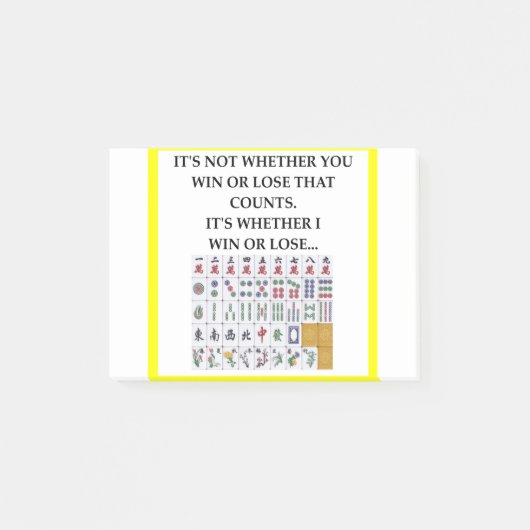 Post-it® mahjong (Devant)