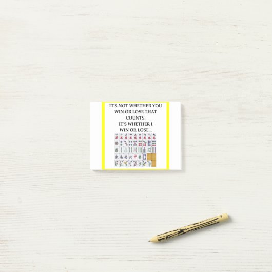 Post-it® mahjong (Sur un bureau)