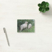 Post-it® Maigre mouton Manger Feuilles Post it note Pad (Bureau)
