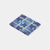 Post-it® main bleue effrayante (Incliné)