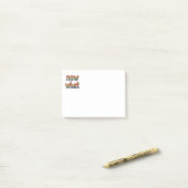 Post-it® Maintenant quoi  (Sur un bureau)