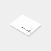 Post-it® Maintenez-le simple et stupide (Incliné)
