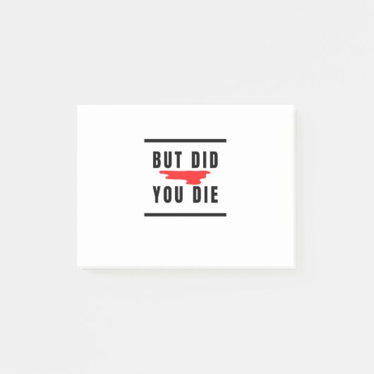 Post-it® Mais êtes-vous mort ? (Devant)