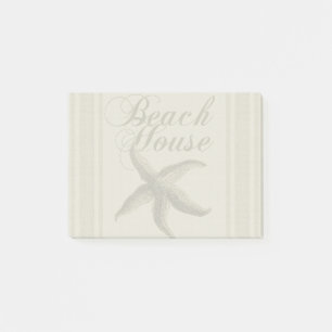 Post-it® Maison de plage étoile de mer Rivage Côtiers