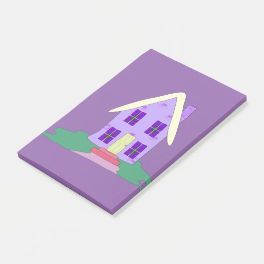 Post-it® maison peinte de charme (Incliné)