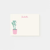 Post-it® Maison rose et verte (Devant)