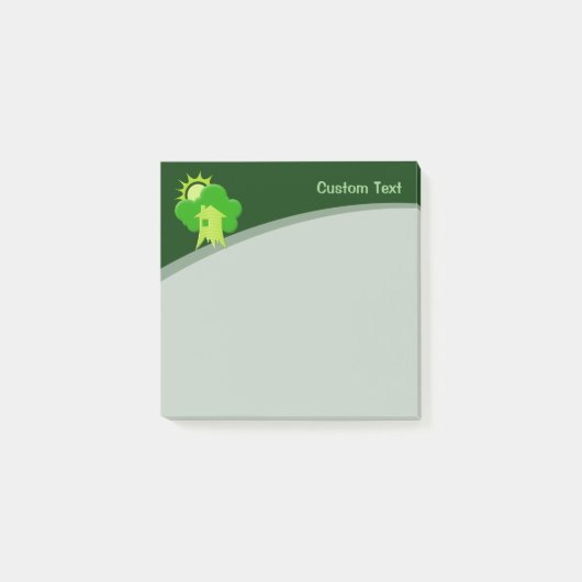 Post-it® Maison verte (Devant)