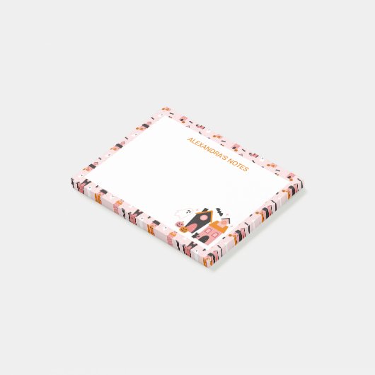 Post-it® Maisons de Halloween éffrayantes (Incliné)