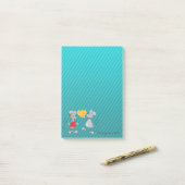 Post-it® Maisons Whimsical mignonnes-I`ll toujours vous cho (Sur un bureau)