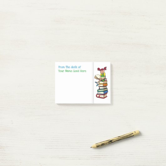 Post-it® Maîtrise des enseignantes et des enseignantes (Sur un bureau)