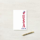 Post-it® Majestic USA : Les ailes de la liberté (Sur un bureau)