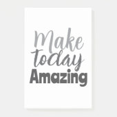 Post-it® Make Today Amazing Inspirational Quote (Devant)