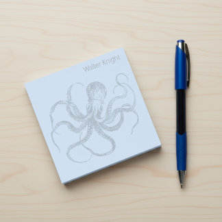 Post-it® Make Your Own Custom Name Octopus Sticky Notes