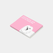 Post-it® Maltais ou coton de Tulear Little White Dog (Incliné)