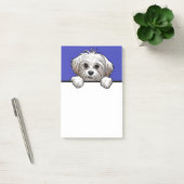 Post-it® Maltese Cute Peeking Cadeaux Amoureux de les chien (Bureau)