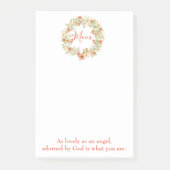 Post-it® Maman belle citation florale (Devant)