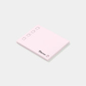 Post-it® Maman Chat Chaton Mignon Patte Rose (Incliné)