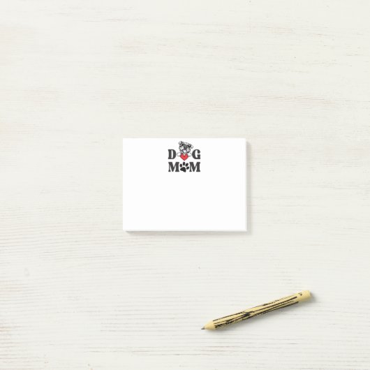 Post-it® Maman de chien (Sur un bureau)