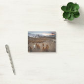 Post-it® Manchots au coucher du soleil (Bureau)
