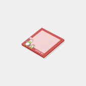 Post-it® Manchots faisant boule de neige à Noël (Incliné)