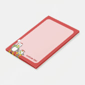 Post-it® Manchots faisant des boules de neige à Noël (Incliné)