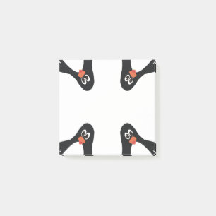 Post-it® Manchots fantaisistes dans les notes de coin