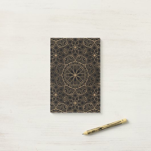 Post-it® Mandala 3 de luxe (Sur un bureau)
