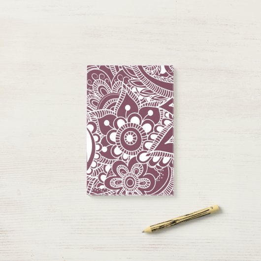 Post-it® Mandala 44 de luxe (Sur un bureau)