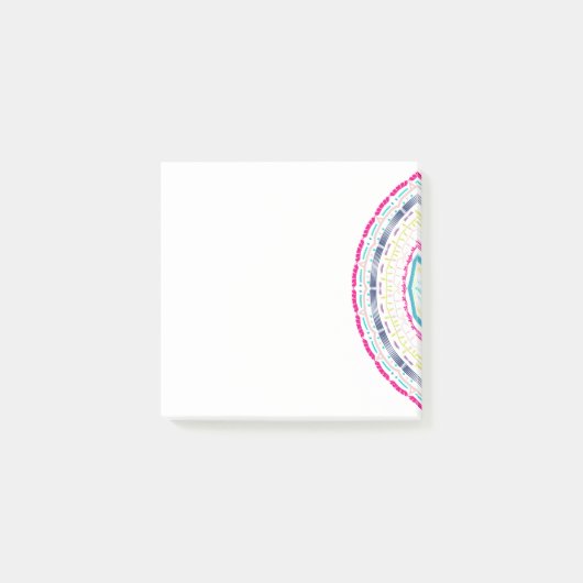 Post-it® mandala coloré (Devant)