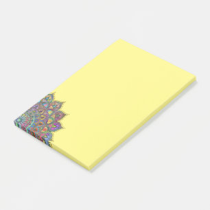 Post-it® Mandala coloré chic de style indien 1