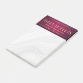 Post-it® Mandala Crimson élégant luxe (Incliné)
