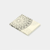 Post-it® Mandala en doucement jaune (Incliné)