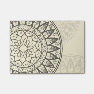 Post-it® Mandala en doucement jaune