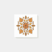 Post-it® Mandala fleur d'automne (Devant)