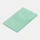 Post-it® Mandala "Vert mer foncée" (Incliné)