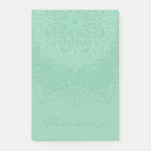 Post-it® Mandala "Vert mer foncée"