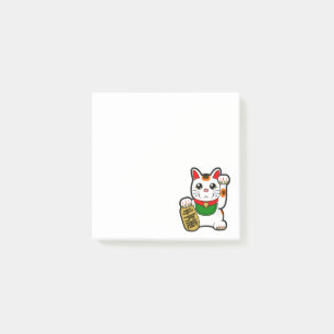 Post-it® Maneki Neko : Lucky Cat japonais