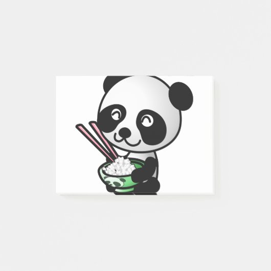 Post-it® Manger Panda (Devant)