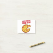 Post-it® Mangez Du Fromage Et Du Péché (Sur un bureau)