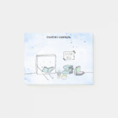 Post-it® Mangez, lisez, répétez les notes de l'auteur du li (Devant)