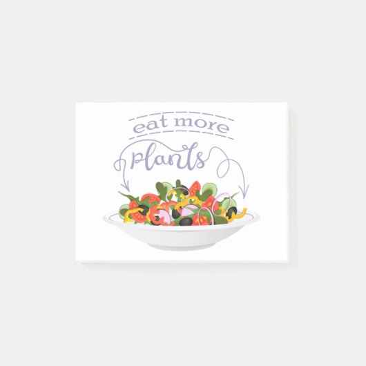 Post-it® Mangez plus de plantes frais motivation salade let (Devant)