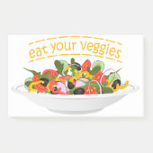 Post-it® Mangez vos Légumes Citer salade fraîche mélange bo (Devant)