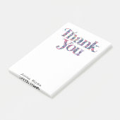 Post-it® *~* Manifestation de gratitude du Merci AP85 Flora (Incliné)