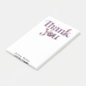 Post-it® *~* Manifestation de gratitude florale du Merci AP (Incliné)