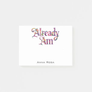 Post-it® *~* Manifeste AP85 Gratitude florale 6 DÉJÀ AM