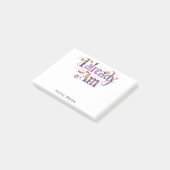 Post-it® *~* Manifeste AP85 Gratitude florale DÉJÀ AM 9 (Incliné)