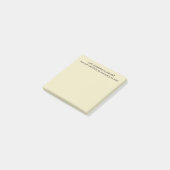 Post-it® Manque De Planification Et Non De Jaune D'Urgence (Incliné)