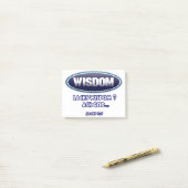 Post-it® manque de sagesse, demandez à Dieu, (Sur un bureau)