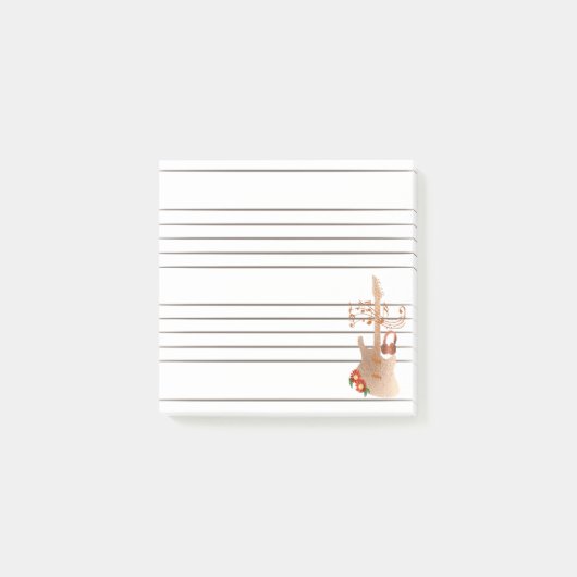Post-it® Manuscrit musical (Devant)